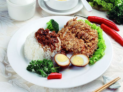 香酥排骨饭